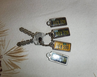 Mini License Plates DAV Lot of Four Etsy
