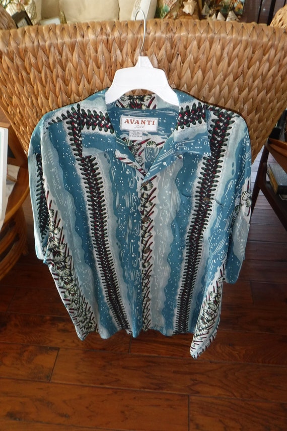 Pacific legend mens christmas holiday santa hawaiian shir