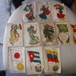 Nebo Cigarettes Tobacco Silks larger size Flags and ladies dancing with flags