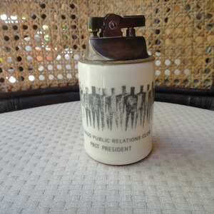 San Diego Public Relations Club Past President Japan Vintage Desk/Table Lighter
