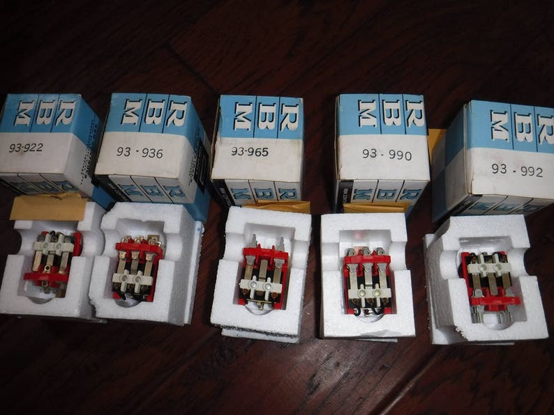 Essex RBM Controls Vintage Audio Parts Lot of 10 NOS in Boxes Free