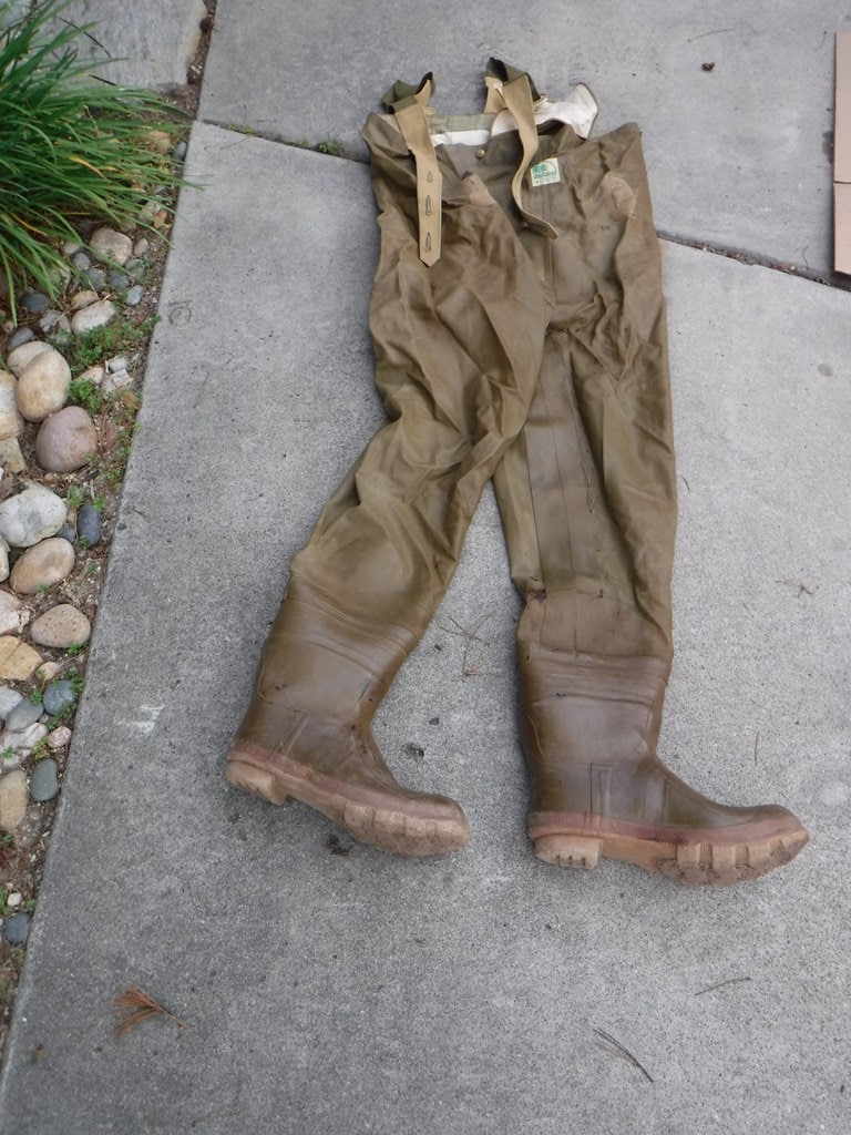Fly Fishing Waders Chest Vintage Converse Hodgman Size 40 #3436 foot 10