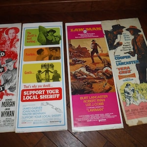 Movie posters 1950&#39;s Movie poster lot of 8 all original 1950&#39;s -70&#39;s see each pricing in post