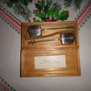 Sterling Silver Musical Instruments Salt Pepper/Tea infusrses
