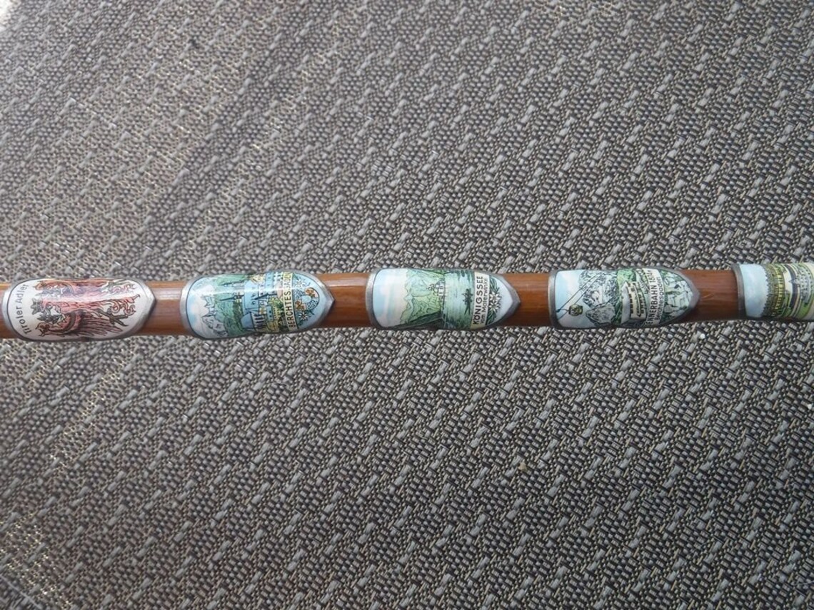 Hiking Stick With 13 Badges Etsy