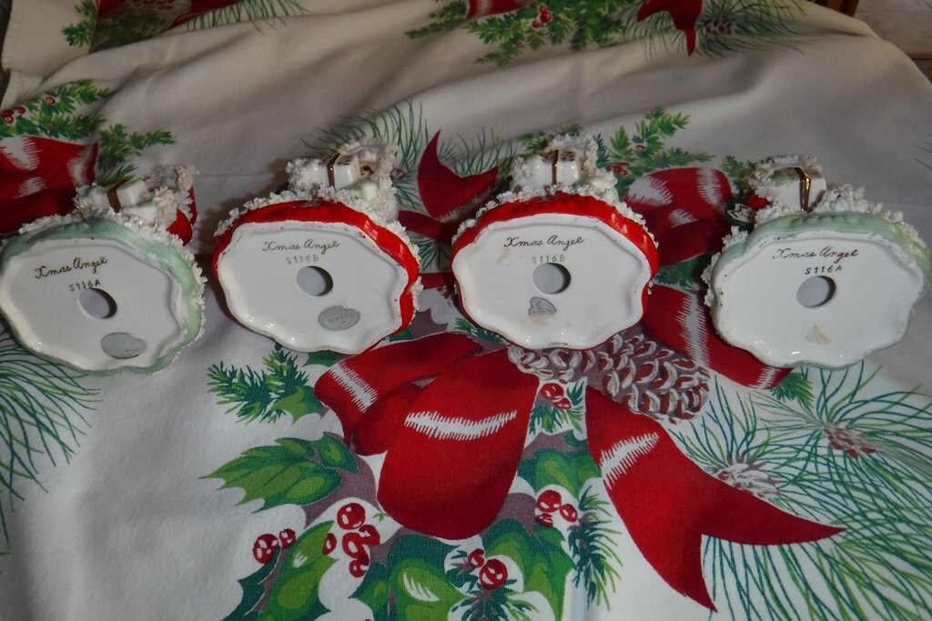 NAPCO Angels S116A X 2 and S116B X 2 Japan Spaghetti Trim Xmas - Etsy