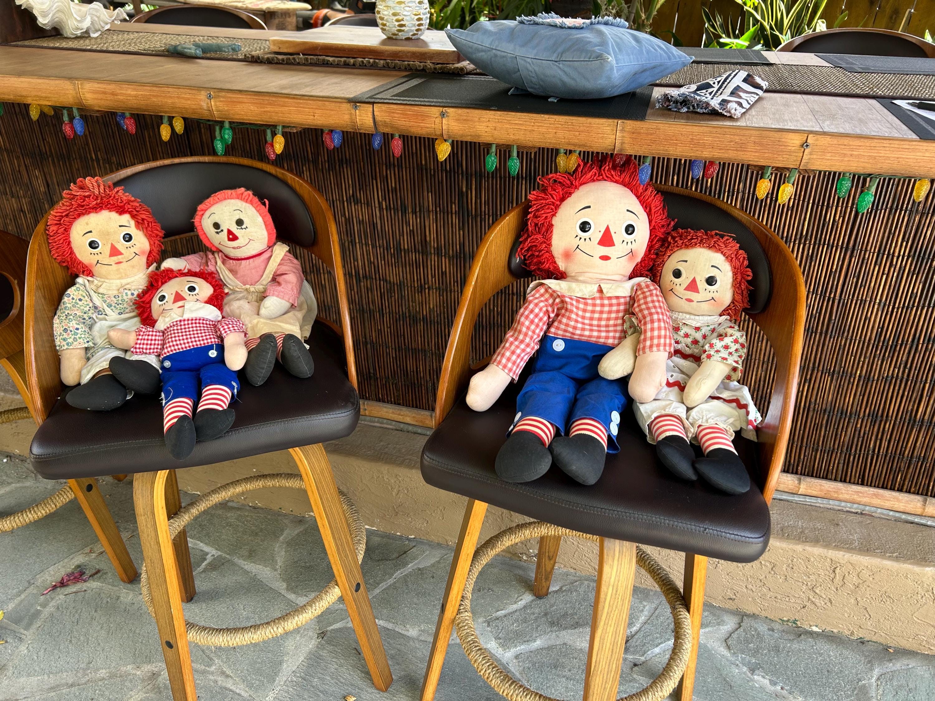 Knickerbocker Raggedy Ann and Andy - Etsy