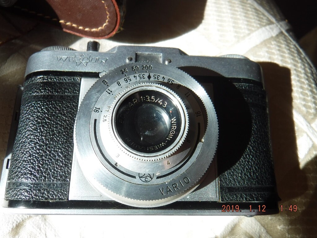 【激安通販 オンラインショップ】 Edina Wirgin 35mm Camera Germany 1950's Edinar 1:3.5/43 フィルムカメラ