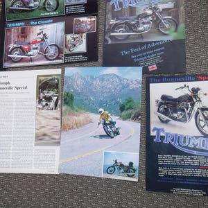 Triumph motorcycle brochures and articles 1978 & 1979 image 6