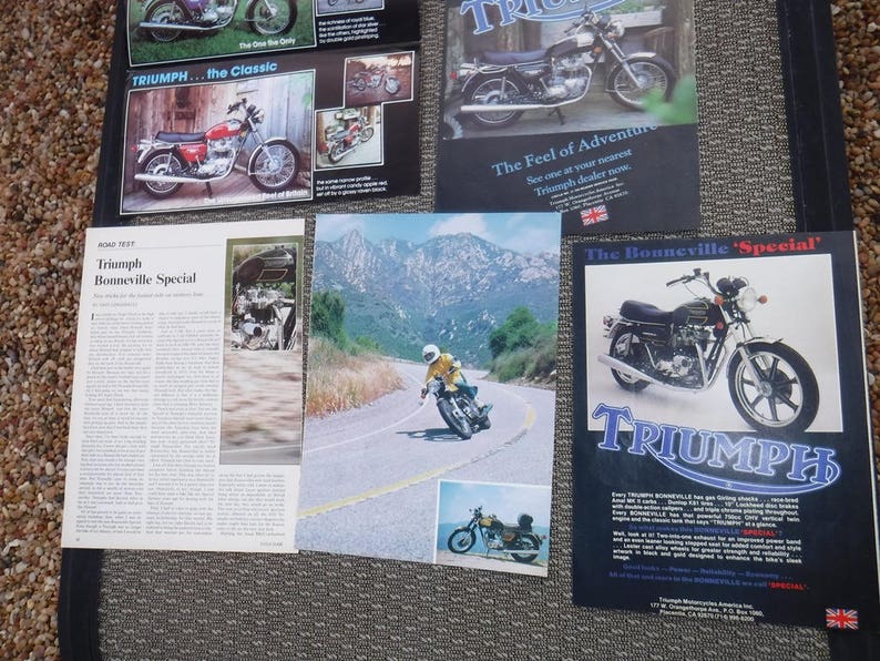 Triumph motorcycle brochures and articles 1978 & 1979 image 6