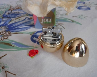 Prince Tumbler Lighter Cigarette Lighter - Japan Vintage Golden Egg made by Prince NOS in original box