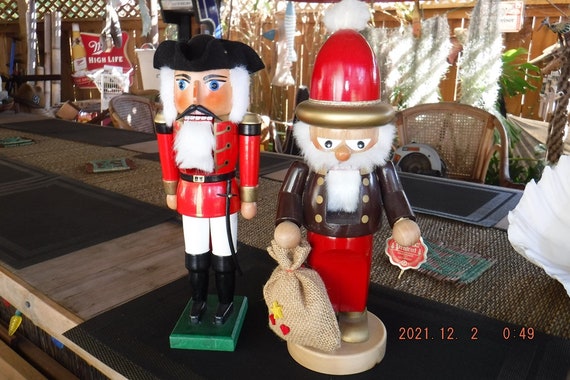 Steinbach Handmade Wooden Clock Maker Nutcracker