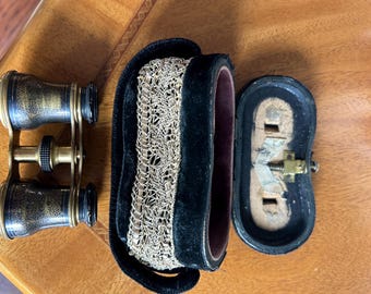 Milana Optics Opera Glasses Binoculars w Case Silver Tone Vintage Vintage | Accessories | Milana Optics Opera Glasses  main image 4