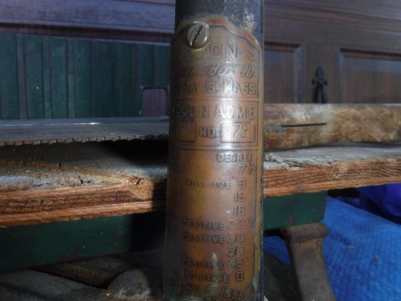 Langdon Acme Mitre Saw Box Size 2 model 73 and 24" Henry Disston & Sons Warranted Cast Steel Back hand saw image 9