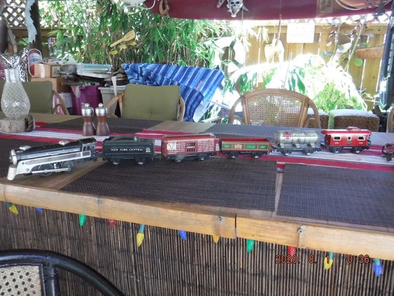 electric train set by marx