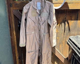 USAF Flyers Coveralls, CWU-27/P, Tan [Genuine Issue]