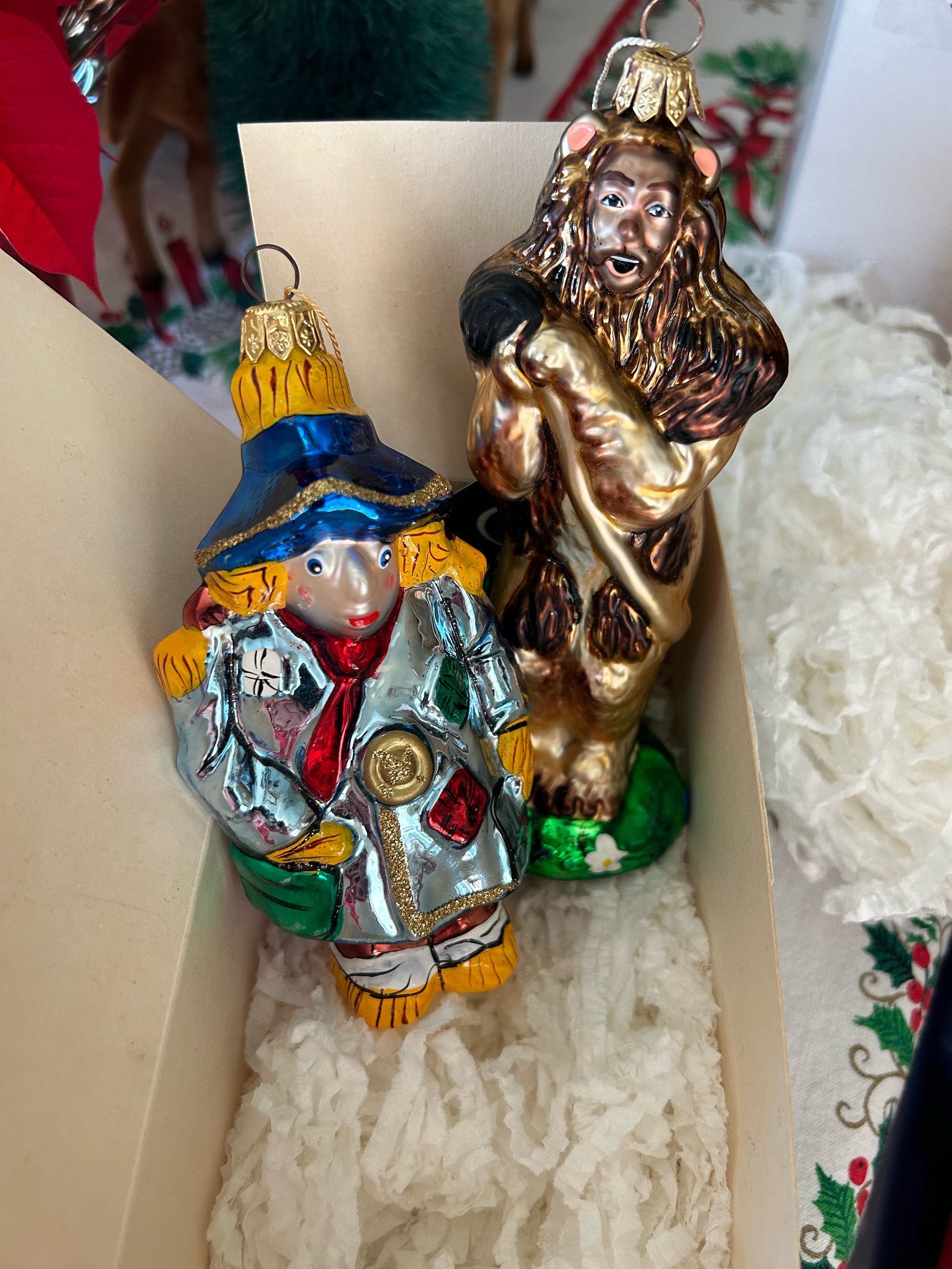 Kurt Adler Polonaise Hand Painted by Komozja Wizard of OZ Cowardly