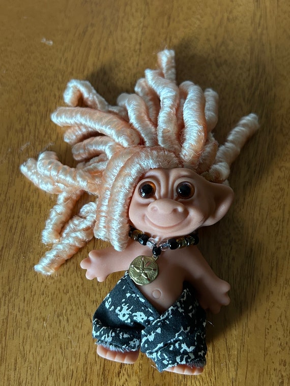Uneeda Doll Co. Troll With Dreadlocks 3 Without Hair Etsy