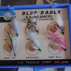 Fly fishing flies US Tackle Corp. Japan Steamers P. A. Streamers Assist 6 Flyfishing flies