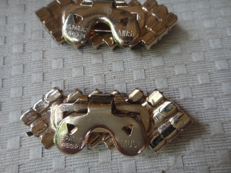 Vintage Musi Rhinestone Shoe Clips 1950s Etsy
