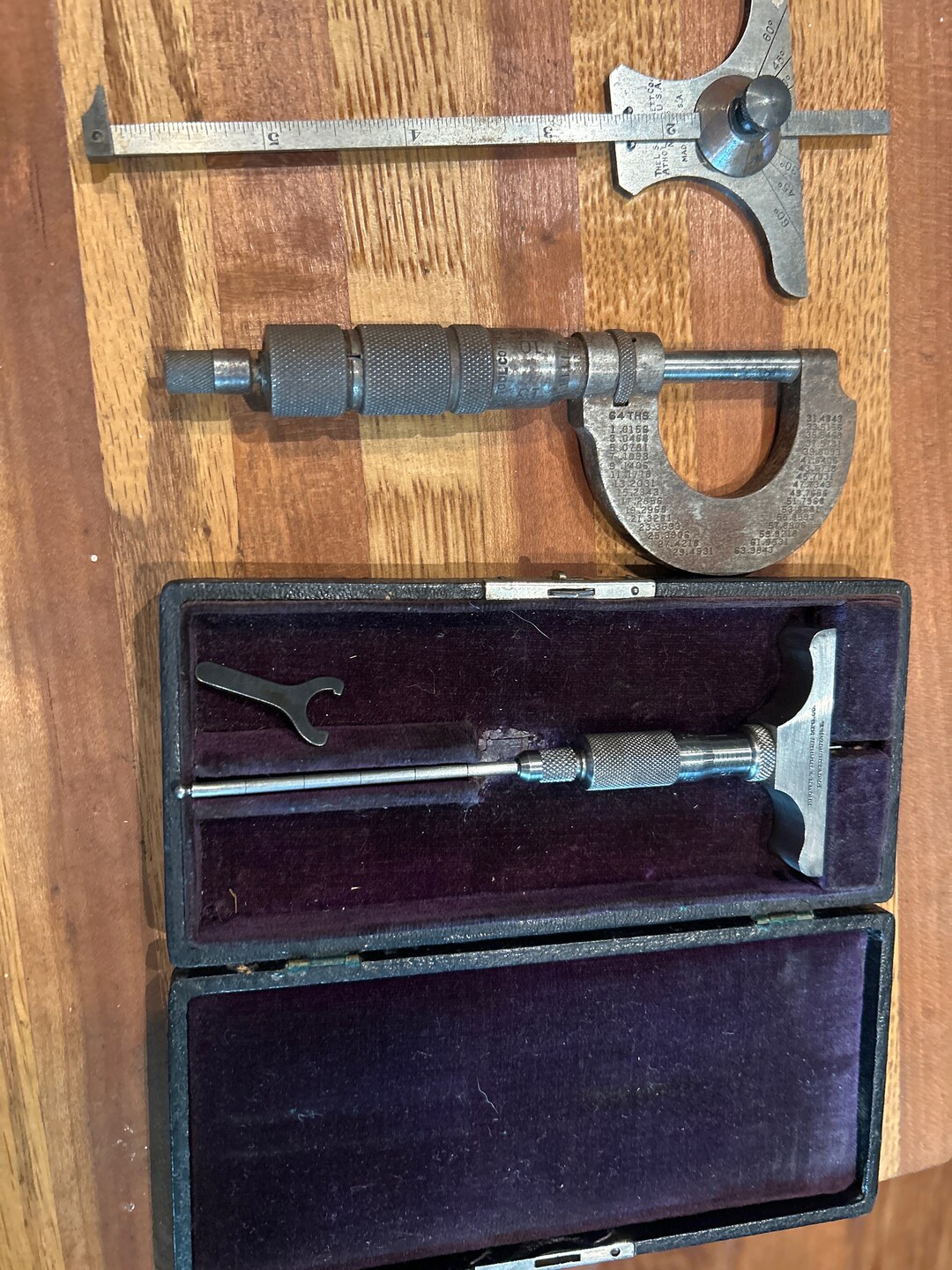 Starrett Combination Depth Gauges and Hook Rule 236HB & the Central