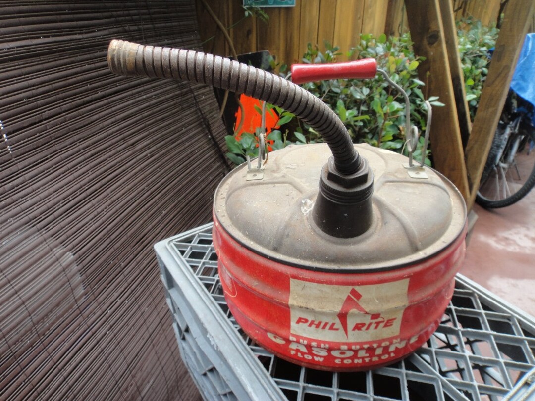 Philrite Push Button Gas Can With Airflow Control Etsy
