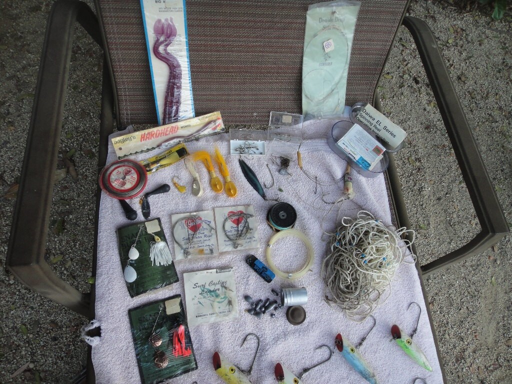 Vintage Fishing Lot Plug Lures Worms Net Weights Hooks and Etsy