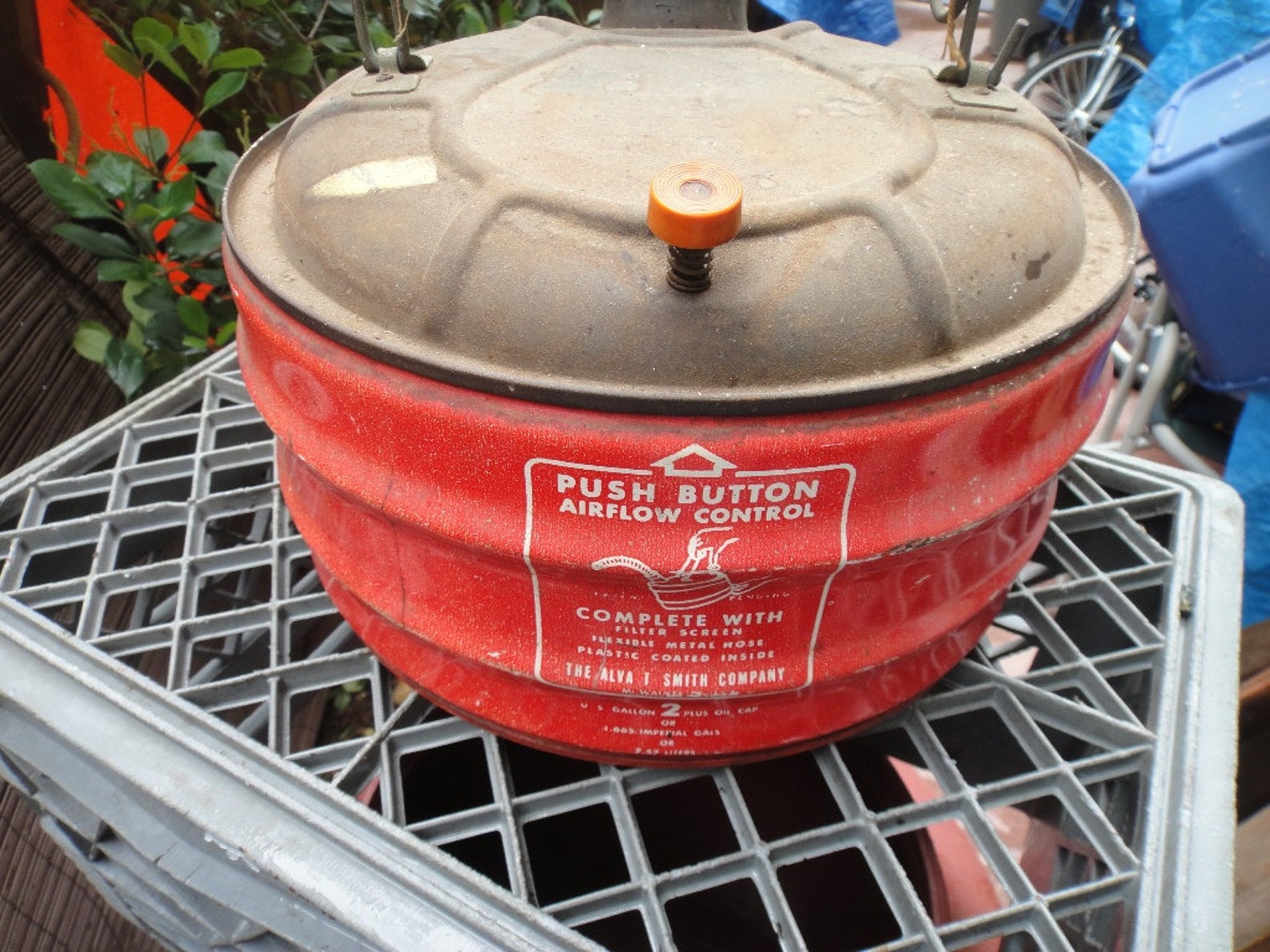 Philrite Push Button Gas Can With Airflow Control Etsy