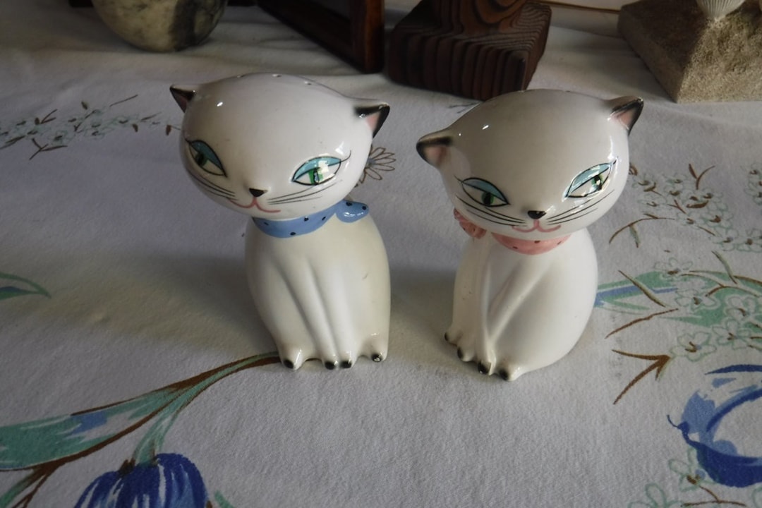 Holt Howard Cat Salt and Pepper Shakers 1958 - Etsy