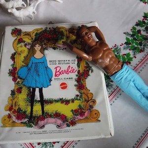 Barbie The World of Barbie box #1002  1968 Barbie cloan and Steven Kens friend