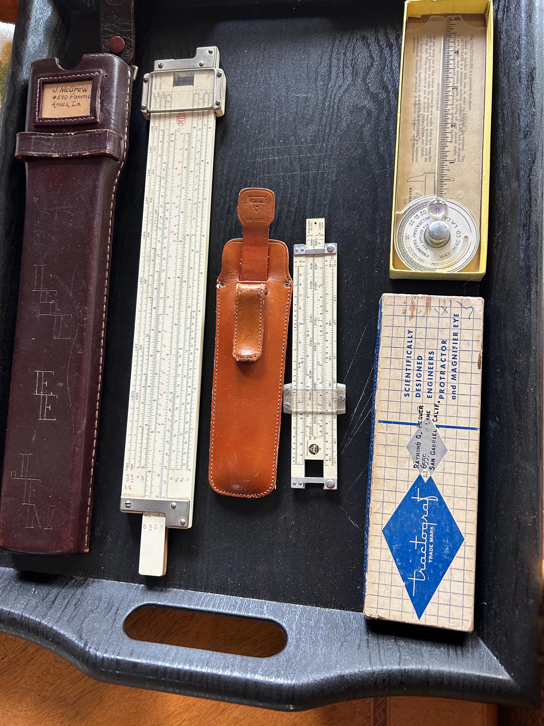1940s Slide Ruler - Etsy