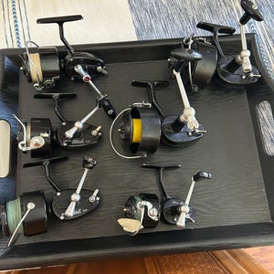 Garcia Mitchell fishing reel lot of 6 all made in France 3 x 300 306 x 2 Open Face Spinning Fishing Reel and 1 308