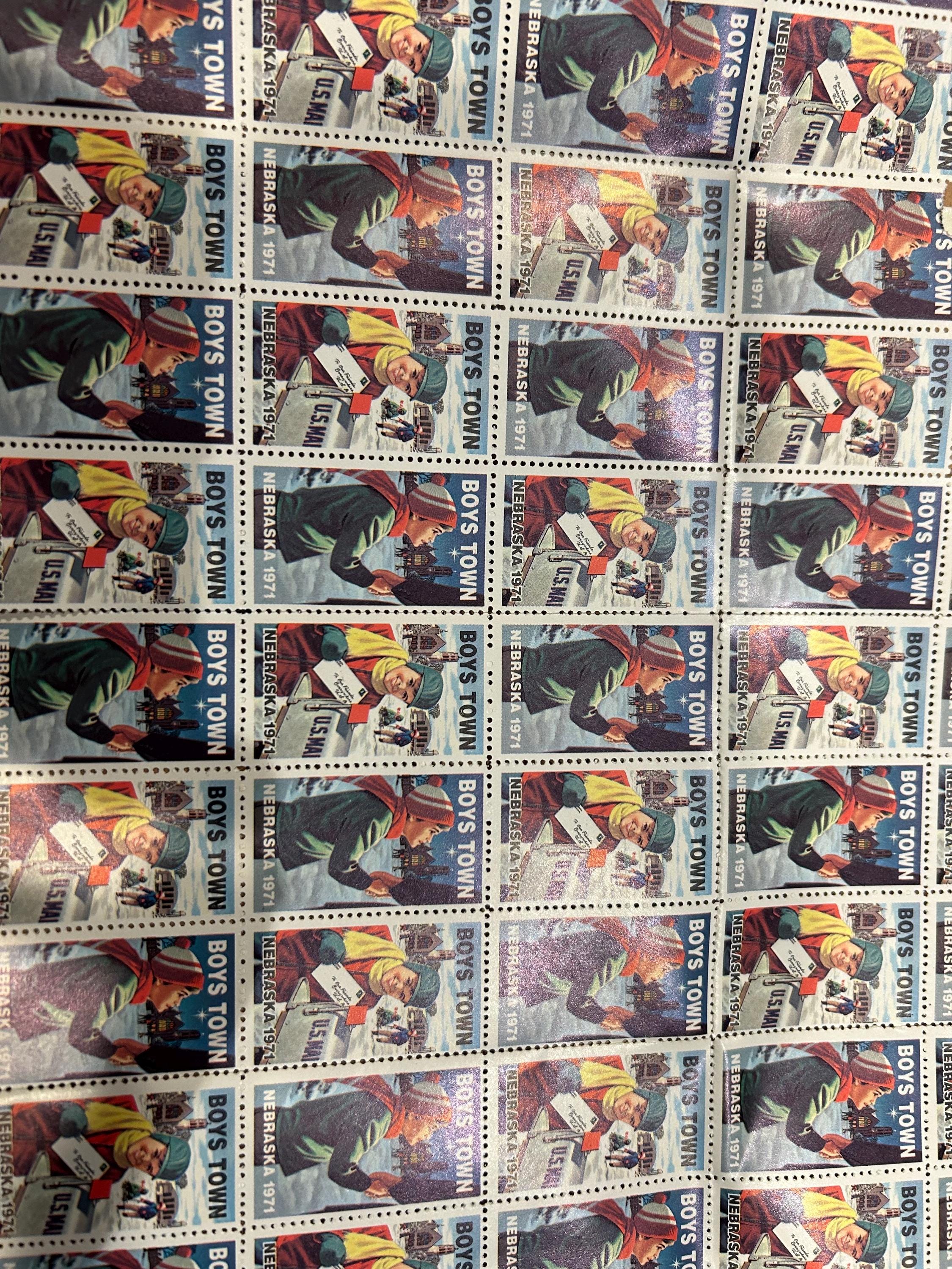 Boys Town Nebraska and Capper Foundation charity stamps 1950 and 1970s 205