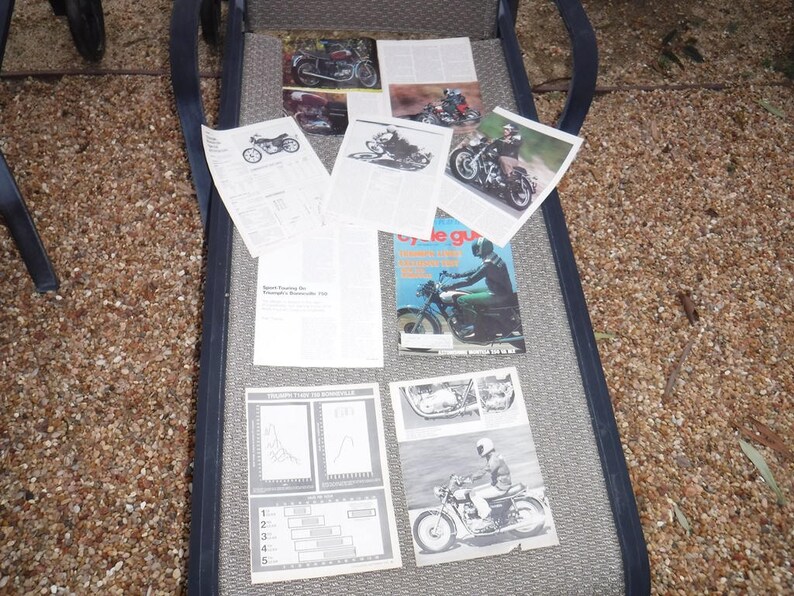Triumph motorcycle brochures and articles 1978 & 1979 image 2