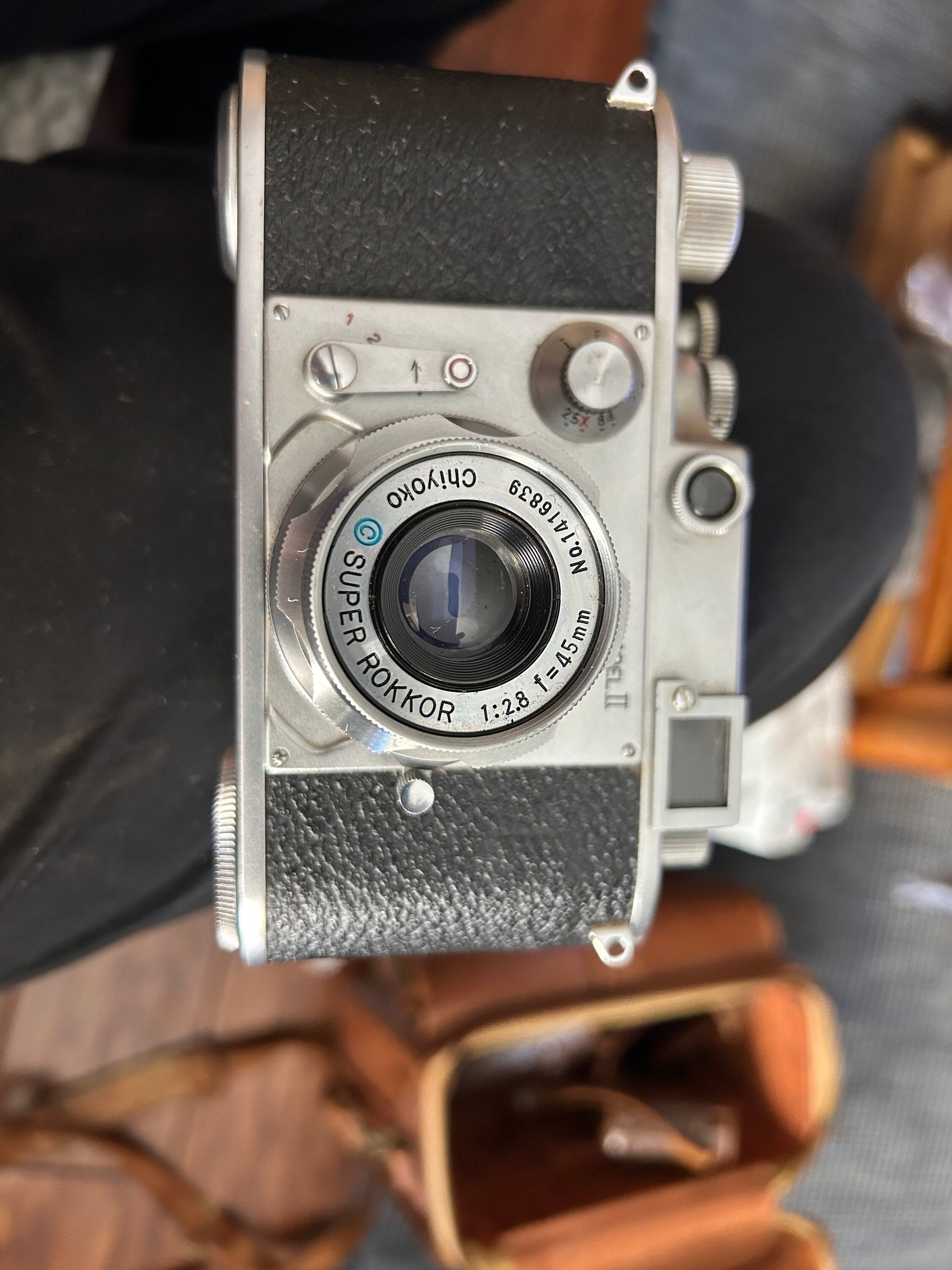 Minolta 35 Model II C.K.S. 35mm Rangefinder Camera 45 F/1.8 Super
