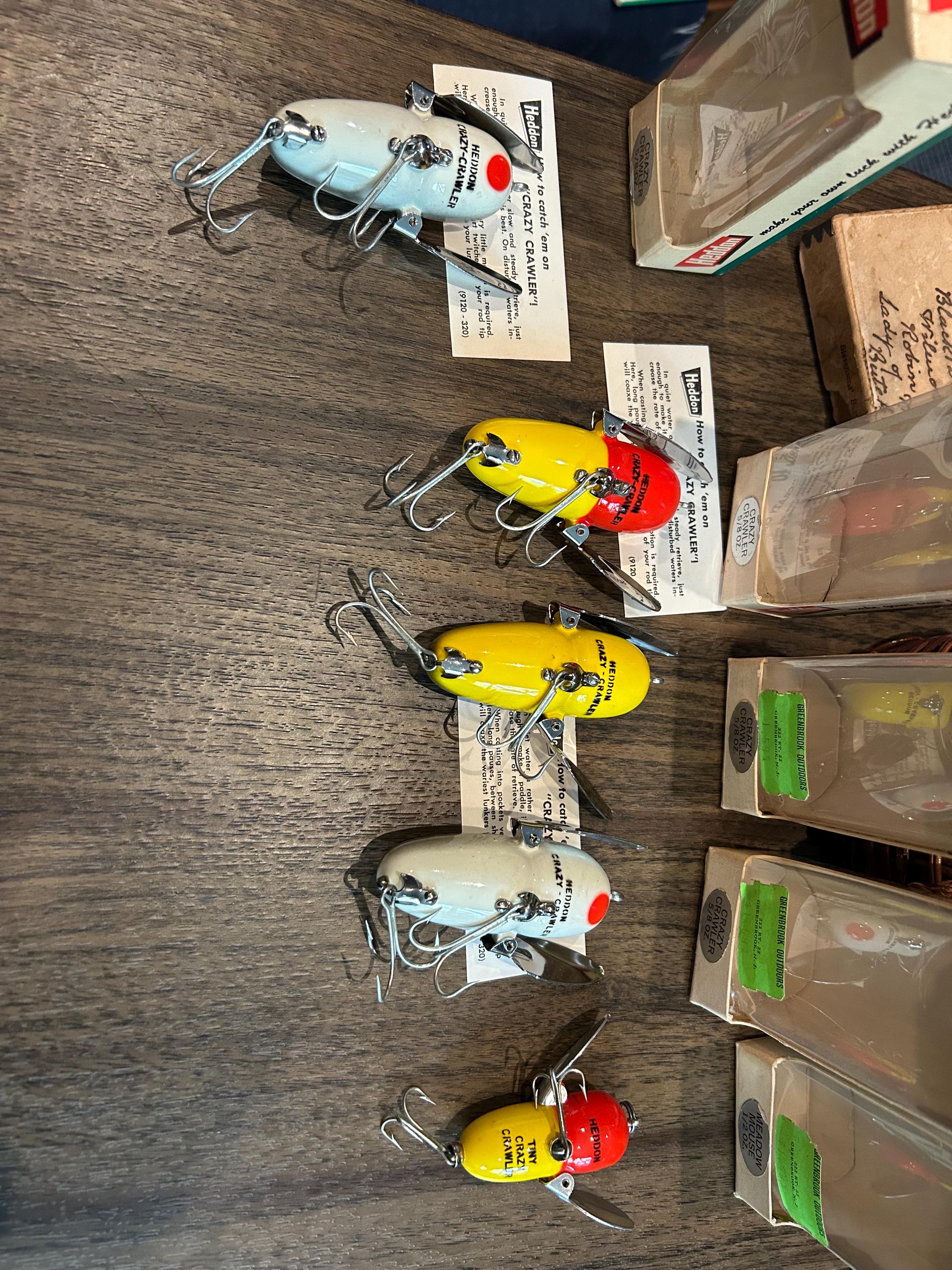Heddon Tiny Crazy Crawler 50s Heddon『Tiny Crazy Crawler』初期