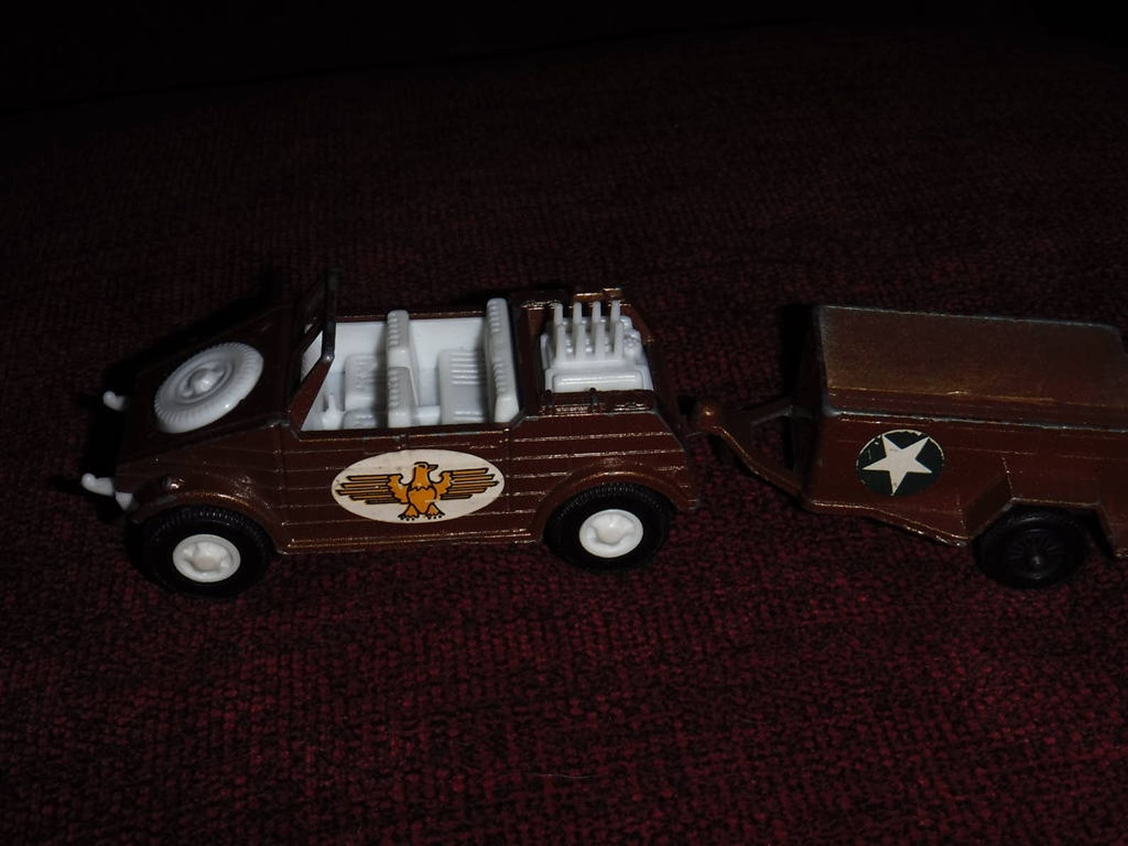 Tootsietoy Toughs Army / Military Kubelwagen & Trailer Rare - Etsy