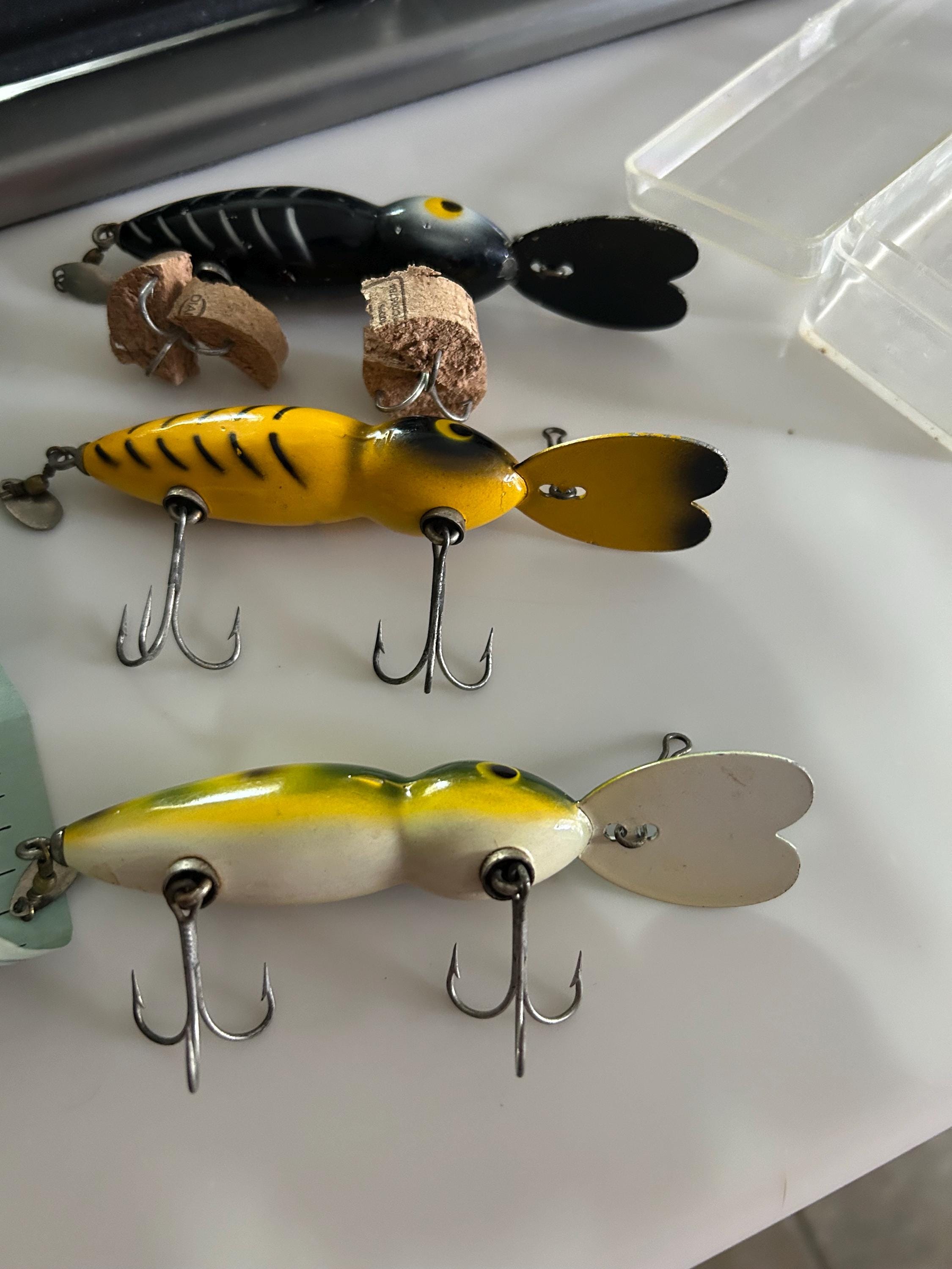 Hellbender Whopper Stopper 900 Series X 3 1970's Fishing Lures