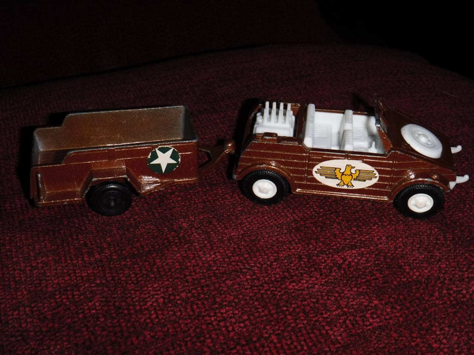 Tootsietoy Toughs Army / Military Kubelwagen & Trailer Rare - Etsy