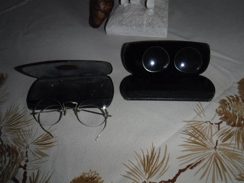 Vintage Silver Wire Rim Eye Glasses Howell Optometrist and Etsy