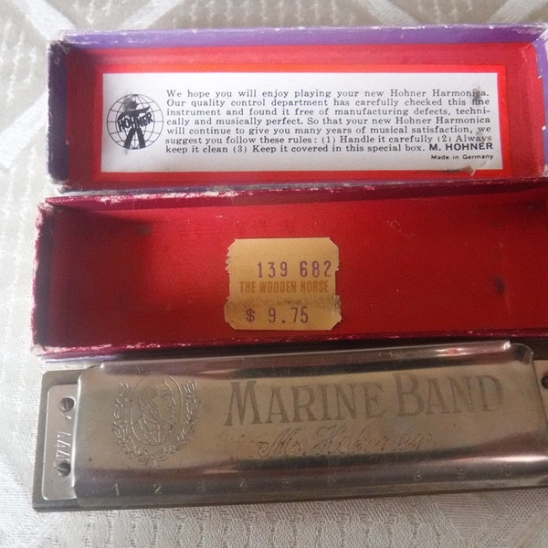 M. Hohner No 1896 D Harmonica Germany