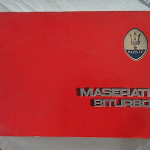 1984 Maserati Biturbo Owners Manual pub. Jan 84