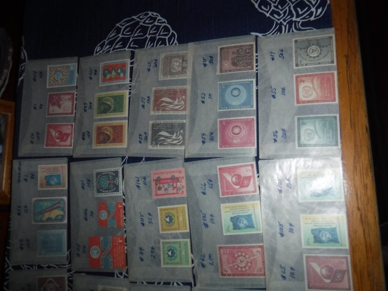 United Nations Postage Stamps 1951-1967 Lot of 150 Stamps - Etsy