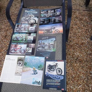 Triumph motorcycle brochures and articles 1978 & 1979 image 1