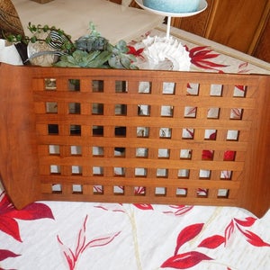 Dansk lattice teak tray Jens Quistgaard Danish modern design