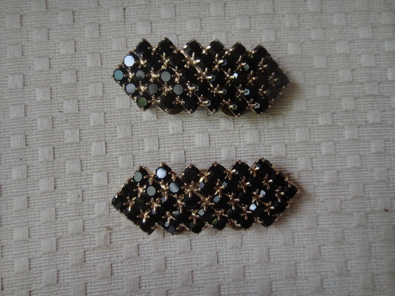 Vintage Musi Rhinestone Shoe Clips 1950s Etsy
