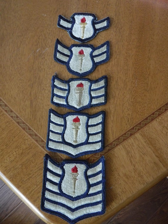 USAF Air Education ROTC patches x 5