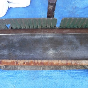 Langdon Acme Mitre Saw Box Size 2 model 73 and 24" Henry Disston & Sons Warranted Cast Steel Back hand saw image 5