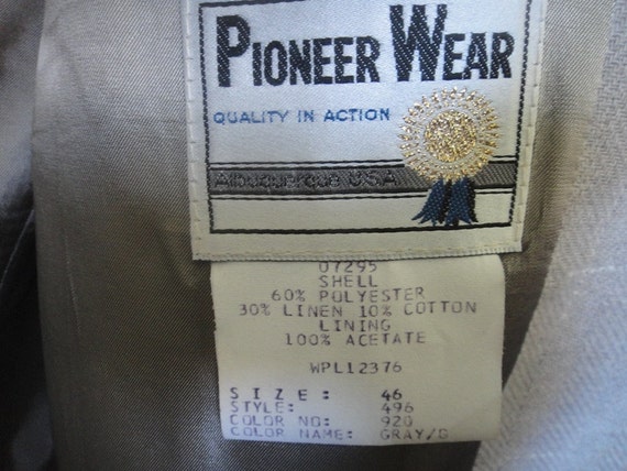 Pioneer Wear blazer/jacket size 46 Western Style … - image 4