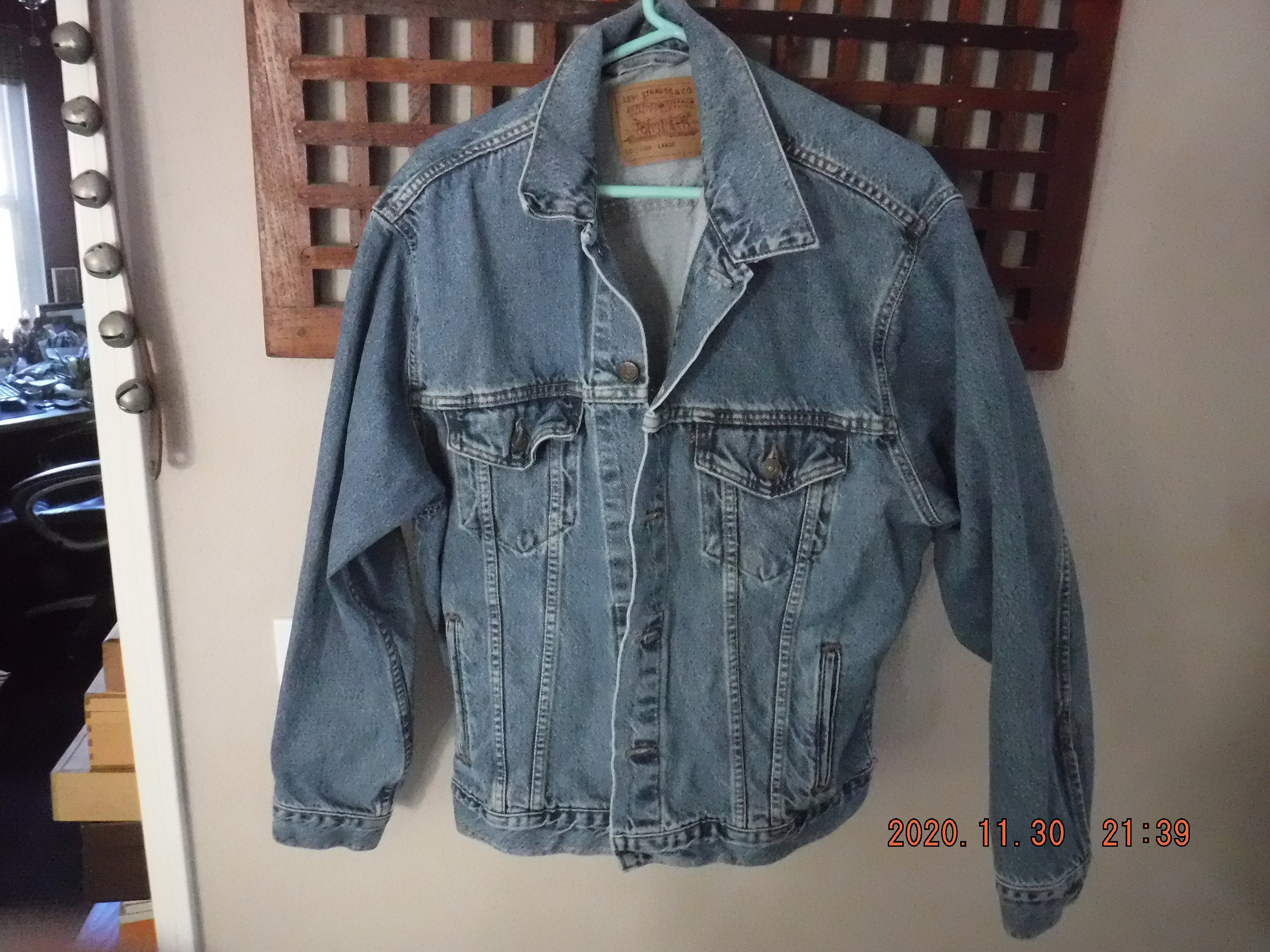 Levi Red Tab 70507-0389 Blue Denim Type 3 Trucker Jacket Made - Etsy